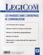 Couverture du livre « Les marques dans l'entreprise de communication » de  aux éditions Victoires