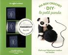 Couverture du livre « Ma box crochet DIY ; le petit panda » de Marie-Noelle Bayard aux éditions Marabout