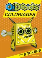 Couverture du livre « Coloriage avec stickers : OiDroïds » de Stephanie Sojic aux éditions Hemma