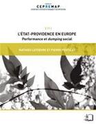 Couverture du livre « L'état-providence en Europe ; performance et dumping social » de Mathieu Lefebvre et Pierre Pestiau aux éditions Editions Rue D'ulm