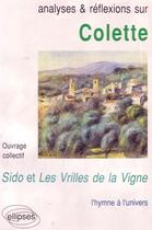 Couverture du livre « Colette, sido et les vrilles de la vigne » de  aux éditions Ellipses