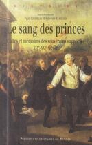 Couverture du livre « Le sang des princes » de Paul Chopelin et Sylvene Edouard aux éditions Pu De Rennes