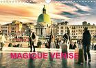 Couverture du livre « Magique venise (calendrier mural calendrier perpetuel din a4 horizontal) - venise surrealiste » de Favre Pierre-Antoine aux éditions Calvendo