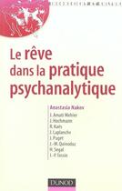 Couverture du livre « Le Reve Dans La Pratique Psychanalytique » de Anastasia Nakov aux éditions Dunod