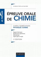 Couverture du livre « Je prépare ; l'épreuve orale du Capes de Chimie (3e édition) » de Florence Porteu-De-Buchere aux éditions Dunod