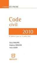 Couverture du livre « Code civil (8e édition) » de Philippe Denis aux éditions Bruylant