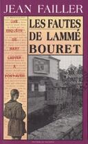 Couverture du livre « Les fautes de Lammé Bourret » de Jean Failler aux éditions Palemon