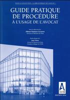 Couverture du livre « Guide pratique de procédure à l'usage de l'avocat » de  aux éditions Efb