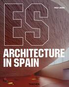 Couverture du livre « Architecture in Spain » de Philip Jodidio aux éditions Taschen