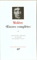 Couverture du livre « Oeuvres complètes » de Moliere aux éditions Gallimard