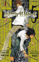 Couverture du livre « Death note Tome 5 » de Takeshi Obata et Tsugumi Ohba aux éditions Kana