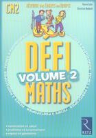 Couverture du livre « Défimaths : CM2 ; Volume 2 » de Christian Redouté et Pierre Colin aux éditions Retz