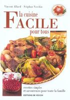 Couverture du livre « Cuisine facile pour tous » de Vincent Allard aux éditions De Vecchi