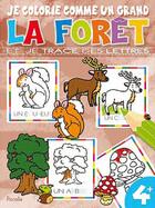 Couverture du livre « Je colorie comme un grand/la foret » de  aux éditions Piccolia