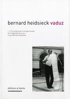 Couverture du livre « Vaduz » de Bernard Heidsieck aux éditions Al Dante