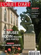 Couverture du livre « L'objet d'art/estampille n 517 le musee rodin rouvre ses portes nov 2015 » de  aux éditions L'objet D'art