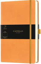 Couverture du livre « Carnet aquarela grand format uni orange clementine » de Castelli aux éditions Castelli Milano