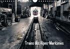 Couverture du livre « Trains des alpes martimes calendrier mural 2018 din a4 horiz - merveilles des trains a vapeur » de Photographe R aux éditions Calvendo