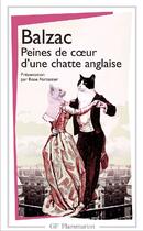 Couverture du livre « Peines de coeur d'une chatte anglaise » de Honoré De Balzac aux éditions Flammarion