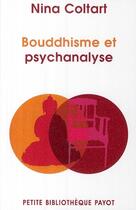 Couverture du livre « Bouddhisme et psychanalyse » de Coltart Nina aux éditions Rivages