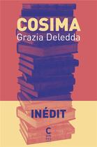 Couverture du livre « Cosima » de Grazia Deledda aux éditions Cambourakis