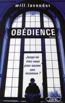 Couverture du livre « Obédience » de Will Lavender aux éditions Michel Lafon
