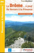 Couverture du livre « La Drôme... à pied » de  aux éditions Ffrp
