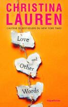 Couverture du livre « Love and other words » de Christina Lauren aux éditions Hugo Roman