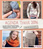 Couverture du livre « Agenda tricot 2016 » de  aux éditions Marie-claire