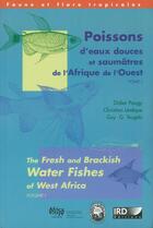 Couverture du livre « Poissons d'eaux douces et saumâtres de l'Afrique de l'ouest t.1 » de Christian Leveque et Didier Paugy et Guy G. Teugels aux éditions Psm