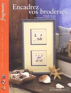 Couverture du livre « Encadrez vos broderies - perfectionnement (volume 1) » de Nathalie Brodu aux éditions L'inedite