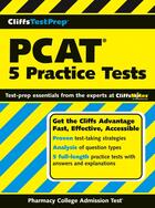 Couverture du livre « CliffsTestPrep PCAT: 5 Practice Tests » de American Bookworks Corporation Jane aux éditions Houghton Mifflin Harcourt