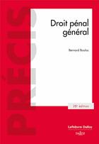 Couverture du livre « Droit pénal général (28e édition) » de Bernard Bouloc aux éditions Dalloz