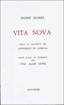 Couverture du livre « Vita Nova » de Andre Suares aux éditions Rougerie