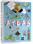 Couverture du livre « Soulève les rabats ; atlas » de Diego Vaisberg et Helen Catt et Martin Lowenstein aux éditions Philippe Auzou