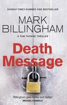 Couverture du livre « DEATH MESSAGE » de Mark Billingham aux éditions Sphere