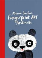 Couverture du livre « Fingerprint Art Postcards /Anglais » de Marion Deuchars aux éditions Laurence King