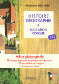 Couverture du livre « HISTOIRE-GEOGRAPHIE, EDUCATION CIVIQUE » de Madeleine Michaux aux éditions Bordas