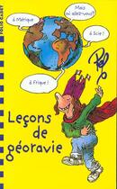 Couverture du livre « Lecons de georavie » de Pef aux éditions Gallimard-jeunesse