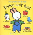 Couverture du livre « Didou sait tout - mon premier livre de mots » de Yves Got aux éditions Albin Michel