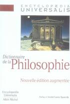 Couverture du livre « Dictionnaire de la philosophie (édition 2006) » de  aux éditions Albin Michel