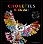 Couverture du livre « Black coloriage Chouettes hiboux - NP » de  aux éditions Dessain Et Tolra