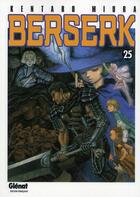 Couverture du livre « Berserk Tome 25 » de Kentaro Miura aux éditions Glenat
