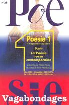 Couverture du livre « Revue poesie vagabondages - la poesie russe contemporaine - numero 28 » de  aux éditions Cherche Midi