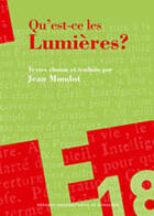 Couverture du livre « Qu'est-ce que les lumières ? » de Jean Mondot aux éditions Pu De Bordeaux