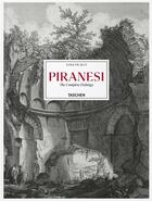 Couverture du livre « Piranesi : the complete etchings » de Luigi Ficacci aux éditions Taschen