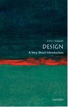 Couverture du livre « Design: A Very Short Introduction » de Heskett John aux éditions Oup Oxford