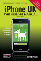 Couverture du livre « IPhone UK: The Missing Manual » de Pogue David aux éditions O'reilly Media