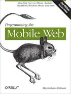 Couverture du livre « Programming the Mobile Web » de Maximiliano Firtman aux éditions O'reilly Media