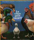 Couverture du livre « Le vilain petit canard » de Andersen/Galeron aux éditions Gallimard-jeunesse